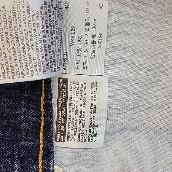 Levis Mens 550 Relaxed Fit 5 Pocket Jeans Sz 46 X 29. New With Tags - Picture 5 of 6